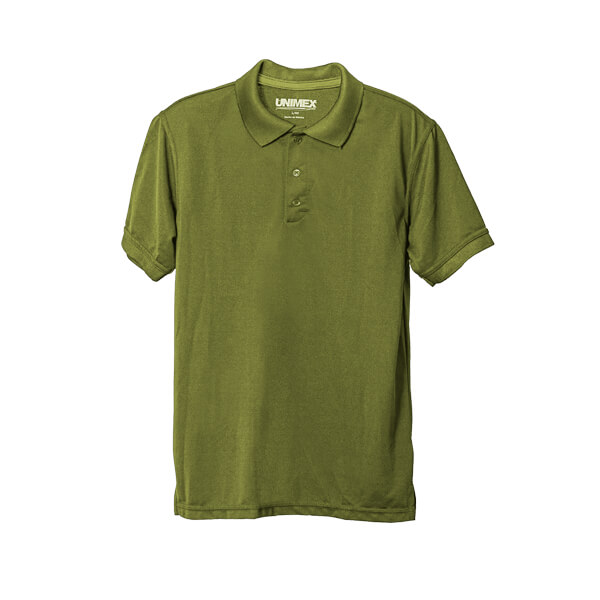 Playera tipo polo color verde