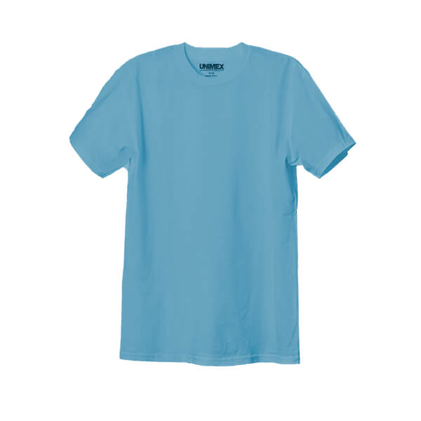 Playera cuello redondo color azul