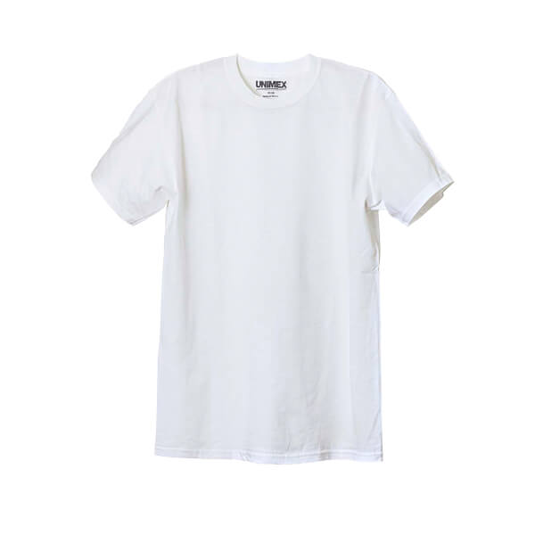 Playera cuello redondo color blanco