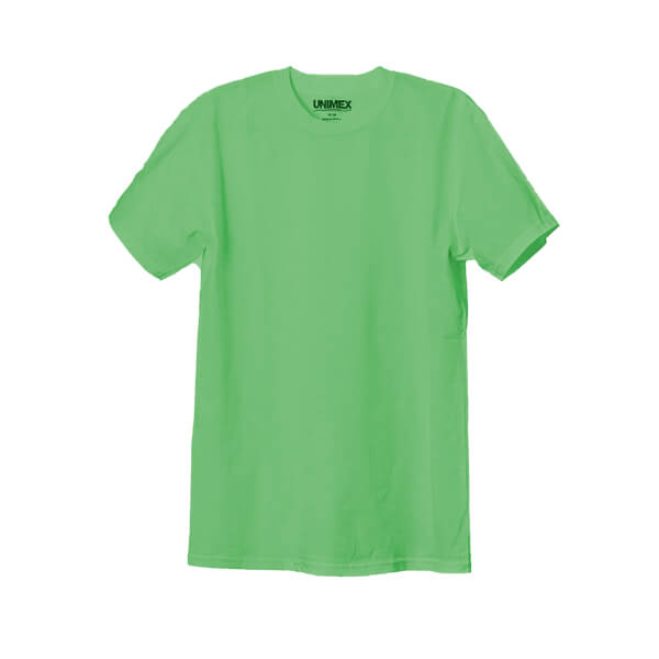 Playera cuello redondo color verde